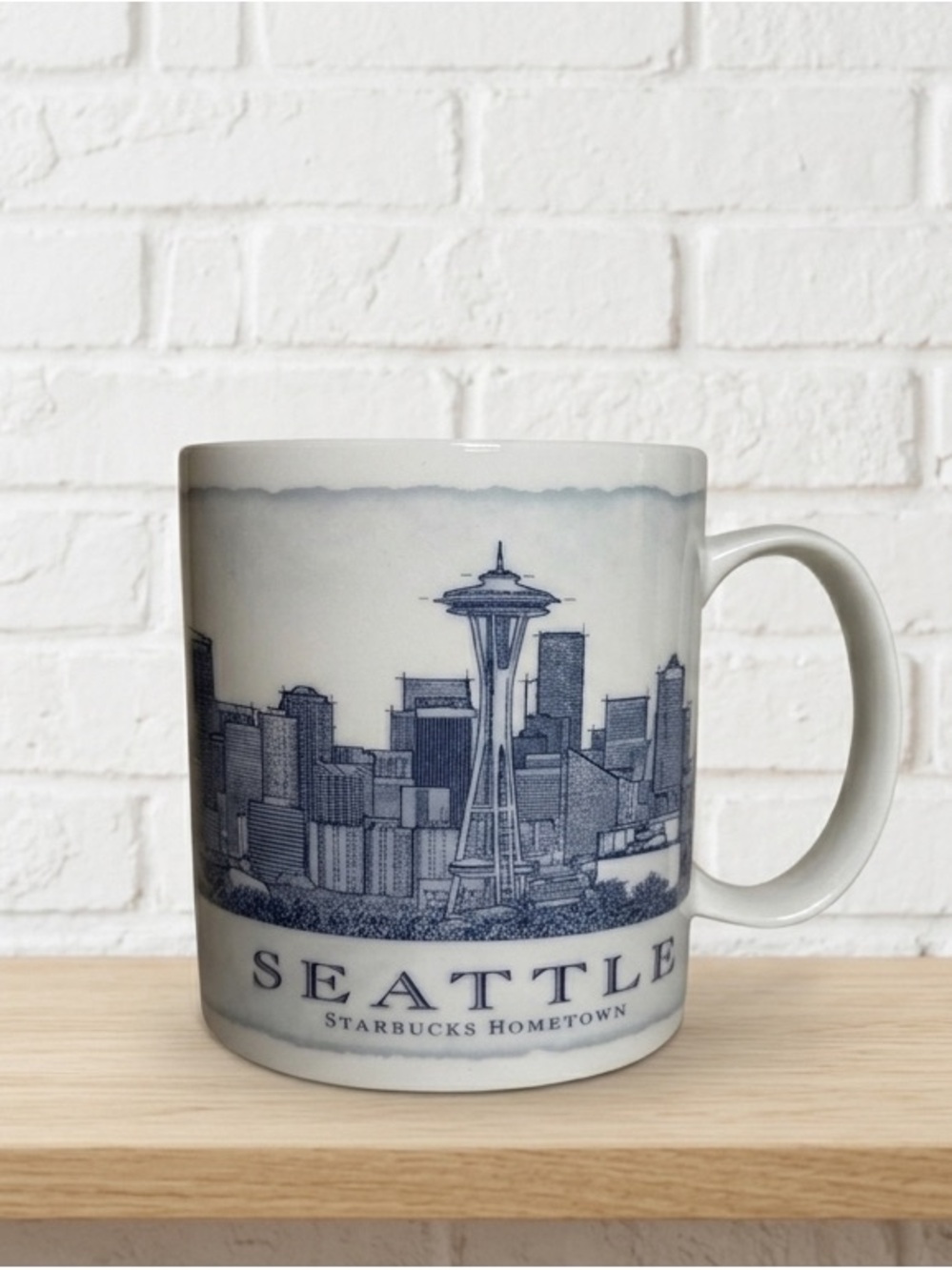 Starbucks Seattle Hometown Mug 2006 Architectural Skyline Space Needle 18oz